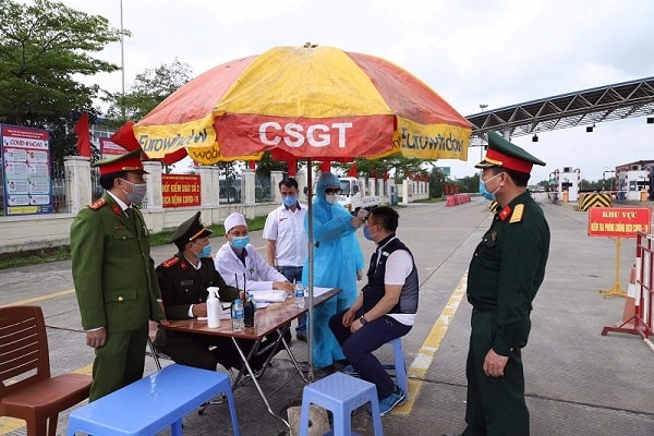 TP Hải Phòng đã thành lập 6 chốt kiểm soát dịch COVID-19 tại các cửa ngõ ra vào thành phố trên các tuyến đường bộ