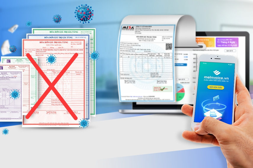 Thay thế hóa đơn giấy bằng hóa đơn điện tử 