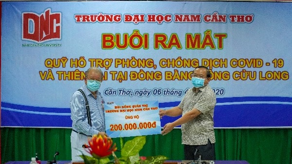 Hội đồng quản trị Trường Đại học Nam Cần Thơ ủng hộ