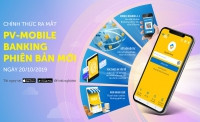 PVcomBank ra mắt phiên bản mới của ứng dụng PV-Mobile Banking