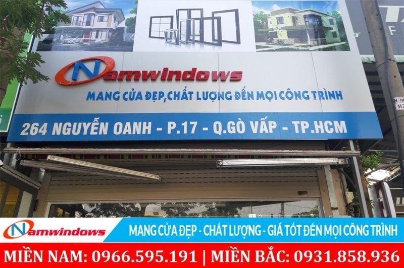 Hệ thống Showroom, đại lý Namwindows trải dài các tỉnh Bắc - Nam