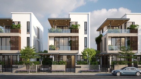 2.Phối cảnh biệt thự khu đô thị STK