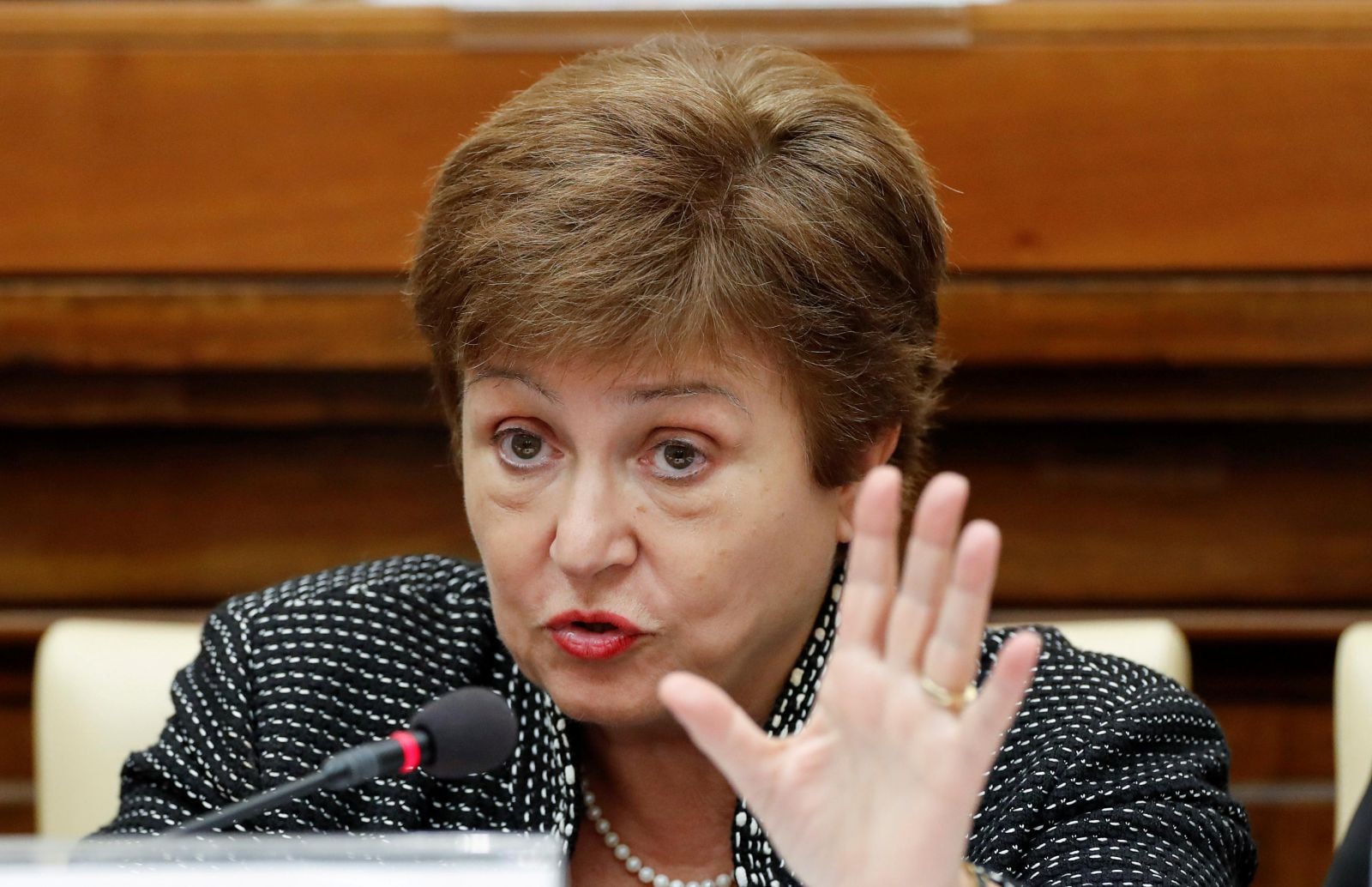 Kristalina Georgieva, giám đốc điều hành Quỹ Tiền tệ Quốc tế.