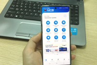 Ứng dụng NCB iziMobile thu hút người dùng