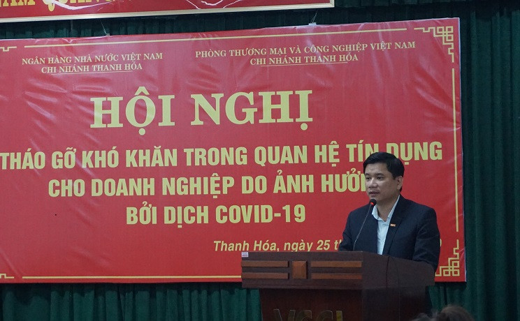 Ông Đỗ Đình Hiệu, Giám đốc VCCI Thanh Hóa khẳng định luôn đồng hành cùng doanh nghiêp để có những kiến nghị thiết thực nhất, đảm bảo quyền lợi của doanh nghiệp