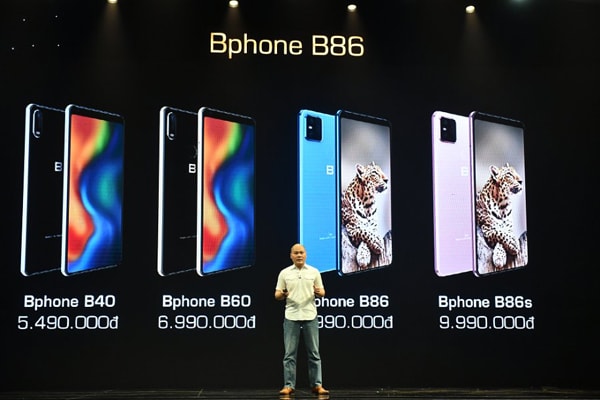 Bphone B86 có giá bán từ 8,9 triệu đồng.