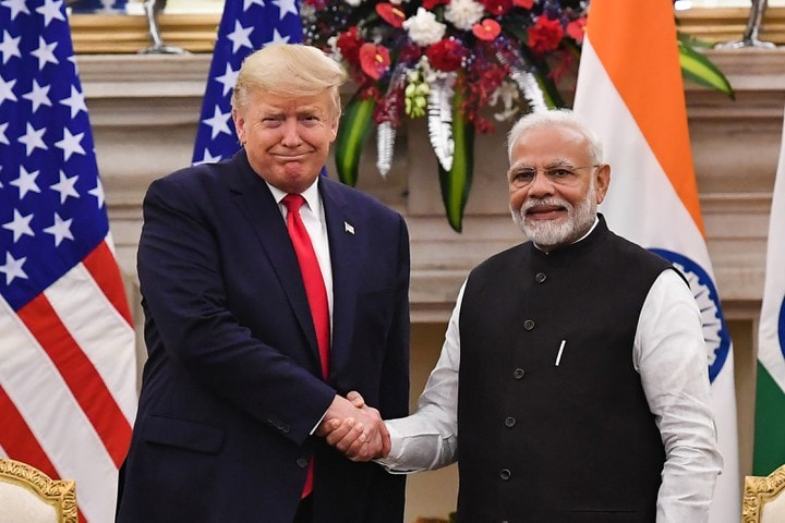 Tổng thống Mỹ Donald Trump và Thủ tướng Ấn Độ Narendra Modi.