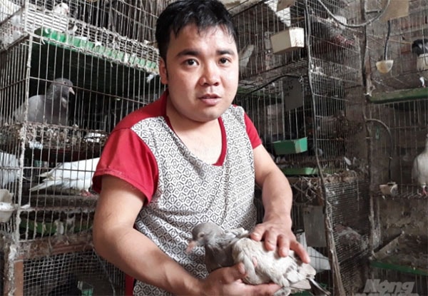 Chàng trai tật nguyền Trần Văn Thắng. Ảnh: Mai Chiến.