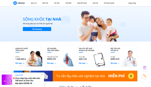 Website của eDoctor.