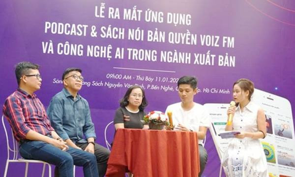 Voiz FM giới thiệu Nền tảng sách nói và podcastp/và ra ứng dụng AI trong xuất bản