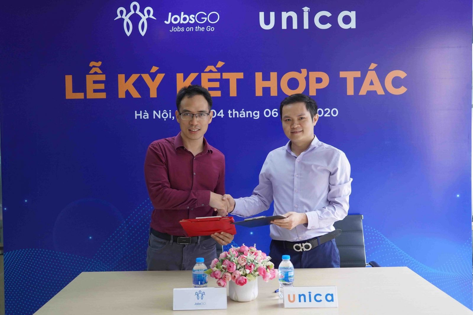 Startup JobsGO và nền tảng Unica vừa ký kết hợp tác chiến lược, xây dựng hệ sinh thái đào tạo tuyển dụng trực tuyến cho người đi làm và ứng viên tìm việc làm.