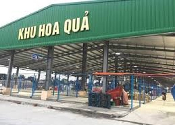 Chợ đầu mối hoa quả nơi bắt nguồn các cán bộ quận Hồng bàng bị tuýt còi.