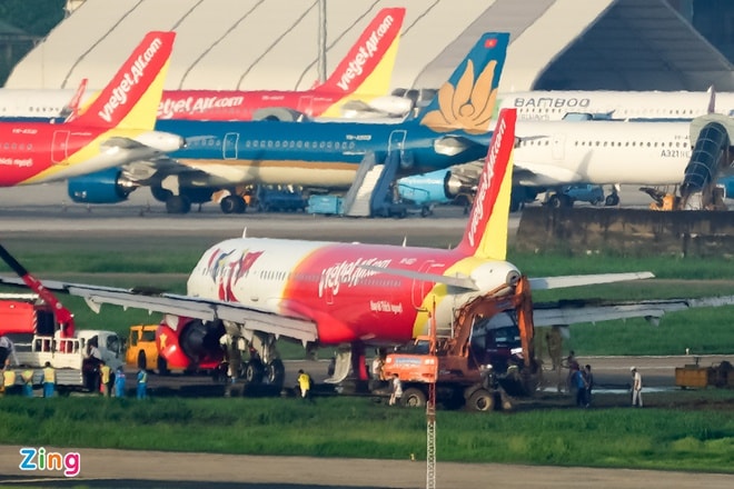 Sự cố của VietJet khiến nhiều hãng hàng không khác bị ảnh hưởng. Ảnh: Chí Hùng.