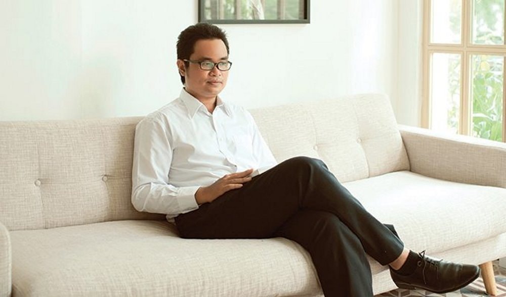 Anh Phan Khắc Huy, sáng lập dự án “Vang vọng trống chầu”.