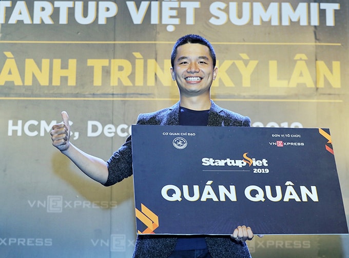 Sáng lập Viec.Co nhận giải quán quân Startup Việt 2019.