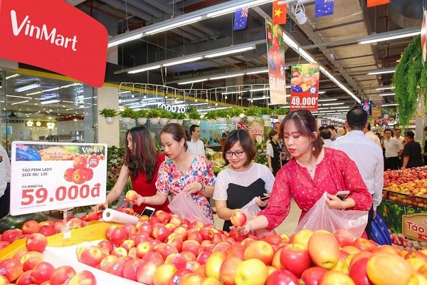 Lễ hội Táo và Kiwi đang diễn ra tại 10 siêu thị VinMart ở Hà Nội và TP Hồ Chí Minh