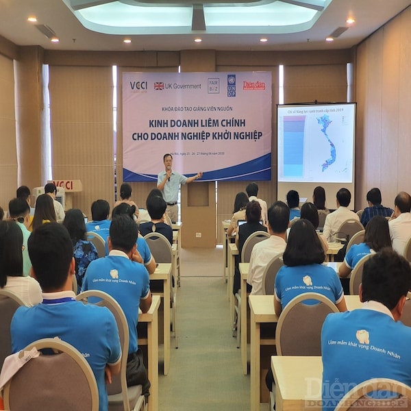 Cần đào tạo kinh doanh liêm chính cho doanh nghiệp khởi nghiệp