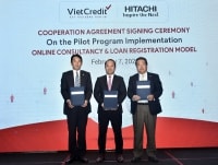 VietCredit và Hitachi hợp tác ứng dụng công nghệ vào đăng ký vay tiêu dùng