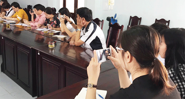 Khóa tập huấn kỹ năng tác nghiệp báo chí trên các thiết bị cầm tay cho các phóng viên, biên tập viên của Chi hội Nhà báo Hà Nam.
