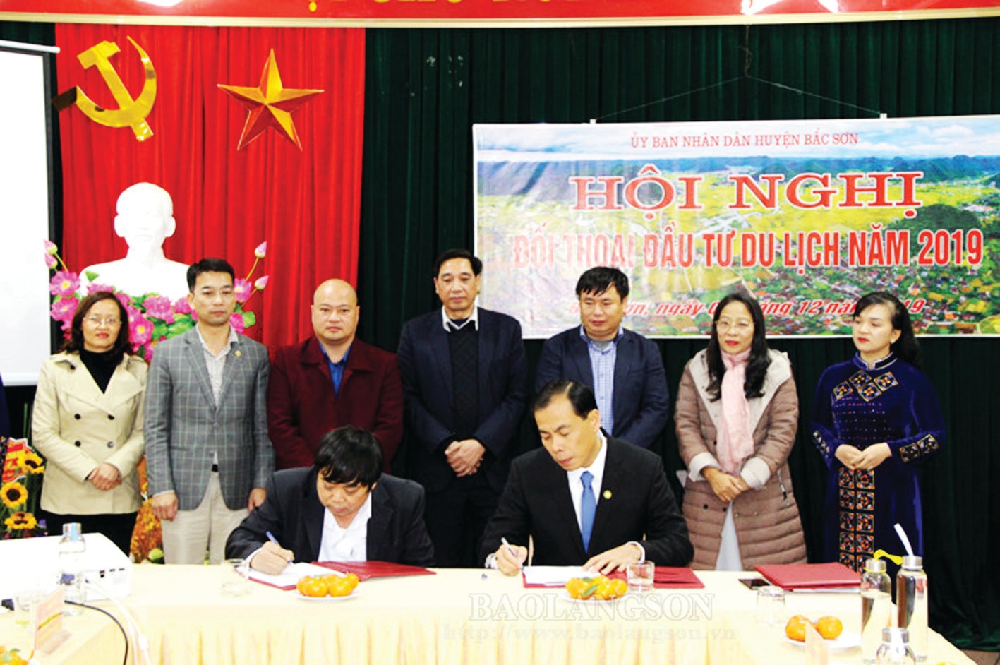 Lãnh đạo UBND Bắc Sơn ký kết biên bản ghi nhớ đầu tư với Công ty TNHH Mạnh Chung