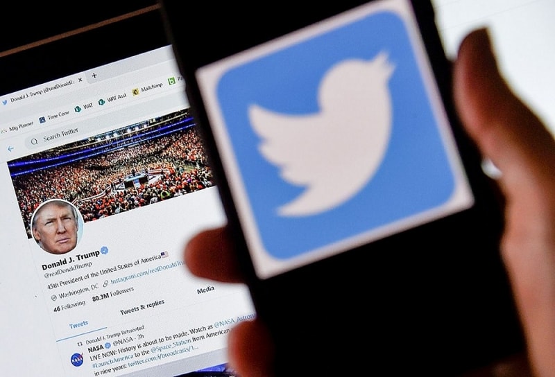 Trên tài khoản mạng xã hội Twitter, 82,4 triệu người theo dõi ông Trump. (Nguồn: AP)