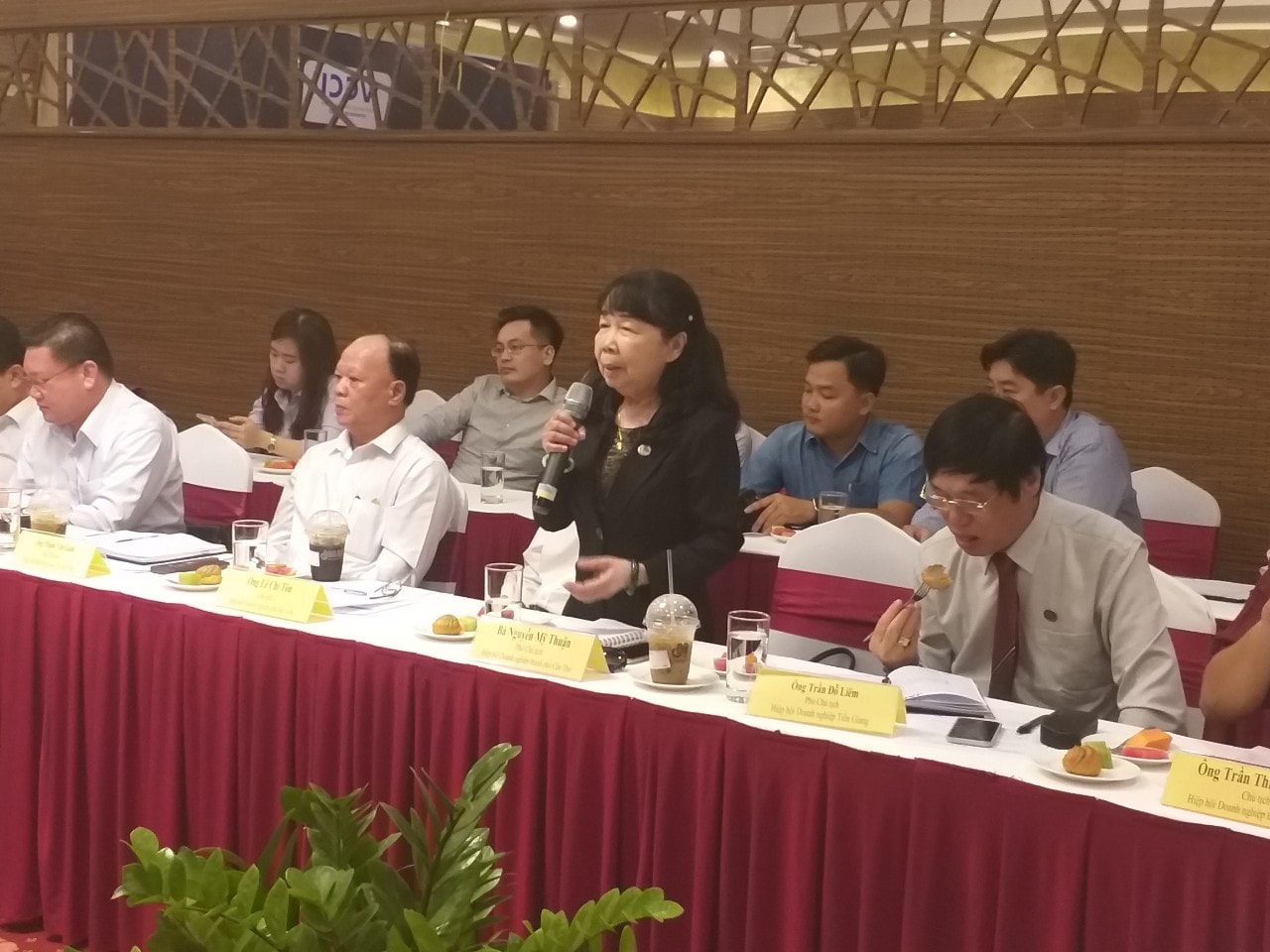 Đại diện DN cần Thơ phát biểu ý kiến