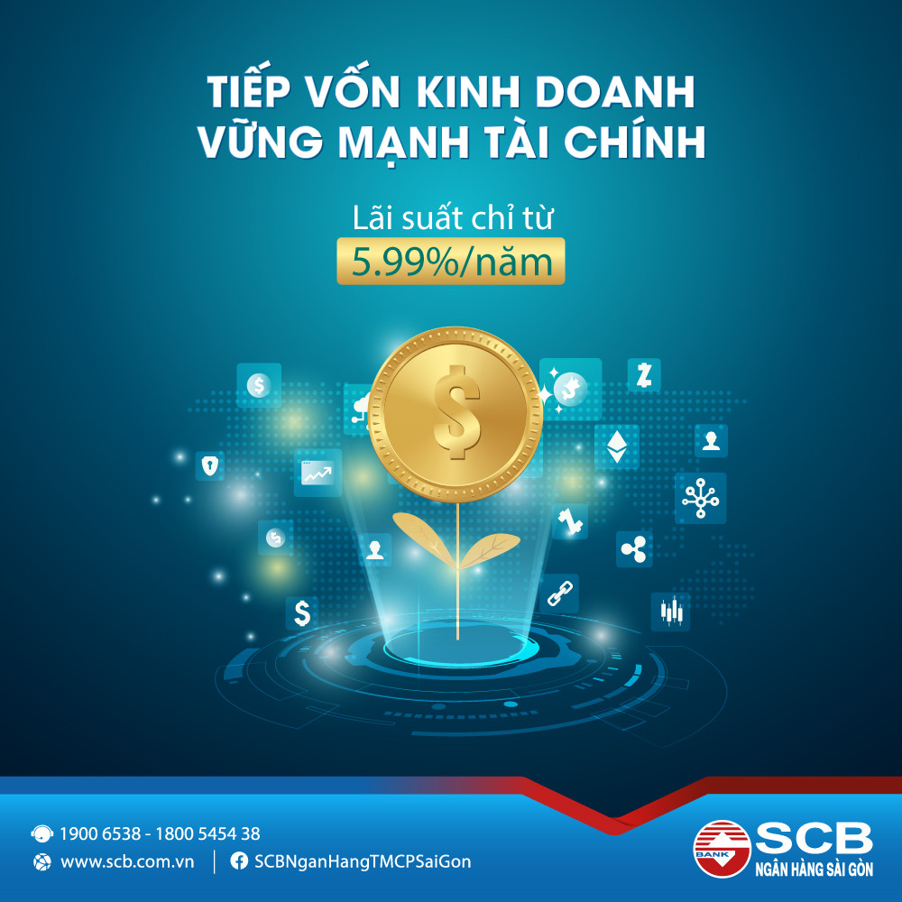 SCB triển khai chương trình “Tiếp vốn kinh doanh- Vững mạnh tài chính”