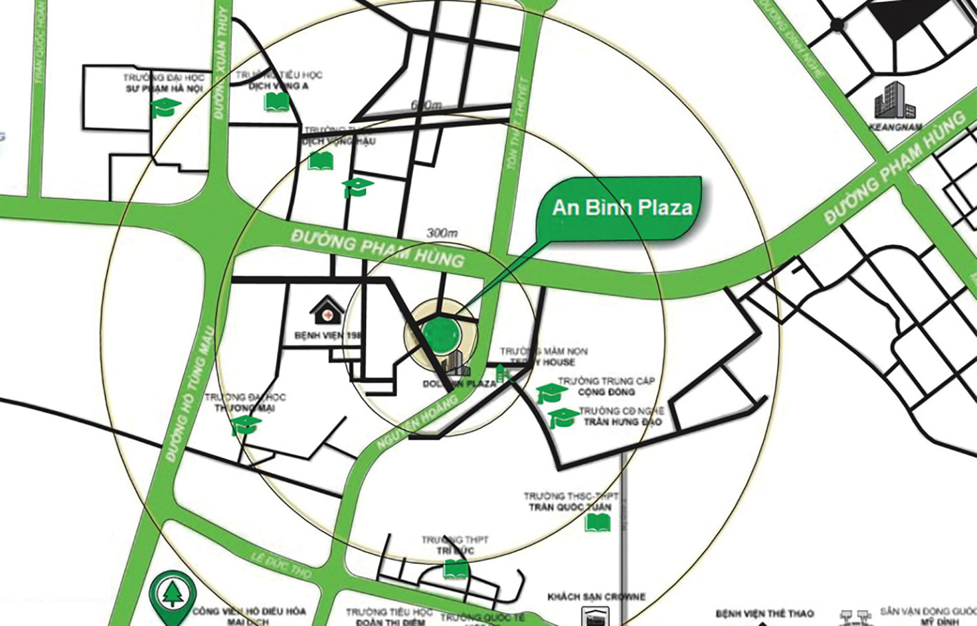 Liên kết vùng thuận lợi của dự án An Bình Plaza.