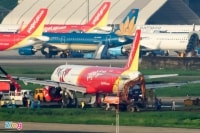 VietJet xin lỗi sau sự cố hạ cánh trượt đường băng