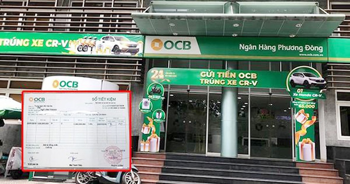 p/Số tiền gửi tiết kiệm gần 6 tỷ đồng của Bà Huỳnh Tuyết Hằng tại OCB đã “bốc hơi” vì theo điều tra, sổ tiết kiệm của bà Hằng là giả. 