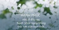 Đã khi nào bạn định giá hạnh phúc bao nhiêu chưa?