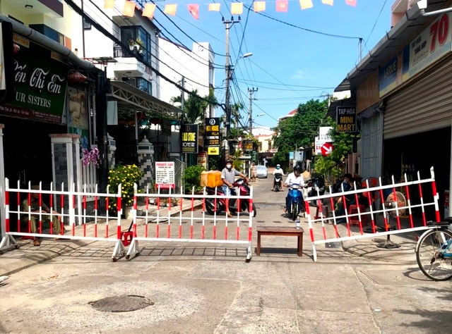 Thành phố Hội An phong tỏa khu vực có bệnh nhân mắc COVID-19.
