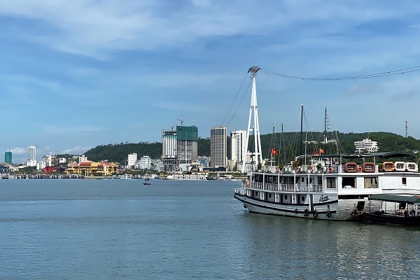 Hầu hết các tàu trên vịnh đều đang xin dừng hoạt động vì doanh thu không đủ để đóng thuế và nuôi bộ máy. Ảnh Lê Cường