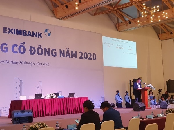 ĐHĐCĐ 2020 đầu tiên của Eximbank vào ngày 