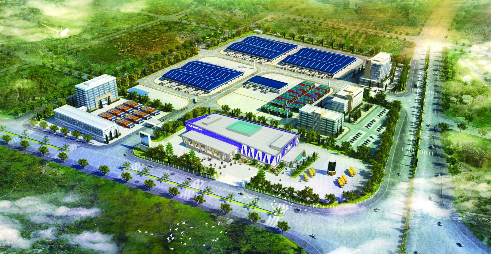 p/Interserco phấn đấu trở thành một trong những doanh nghiệp tiên phong tại Việt Nam trong lĩnh vực logistics tích hợp. Ảnh: Dự án ICD Mỹ Đình tại xã Đức Thượng, huyện Hoài Đức, Hà Nội.