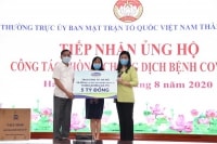 Vinamilk ủng hộ 8 tỷ đồng cho Hà Nội và 3 tỉnh miền Trung chiến đấu chống dịch Covid-19