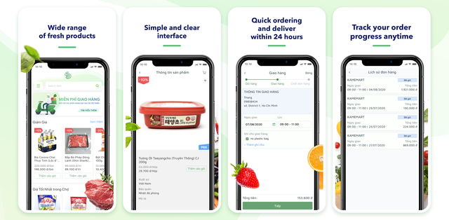 App mua hàng thực phẩm KameMart của Kamereo