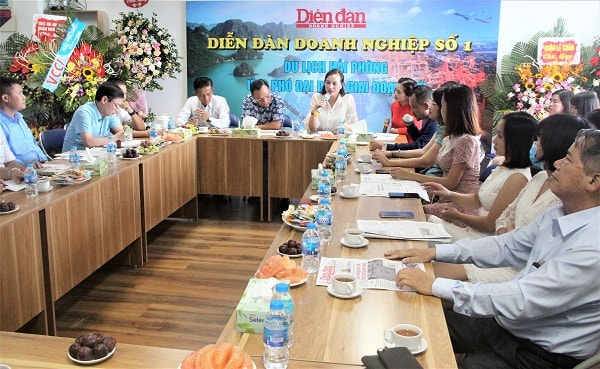 Quang cảnh chương trình Diễn đàn doanh nghiệp số 1