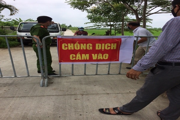 Các chốt kiểm dịch phòng chống COVID-19 tại Hải Dương