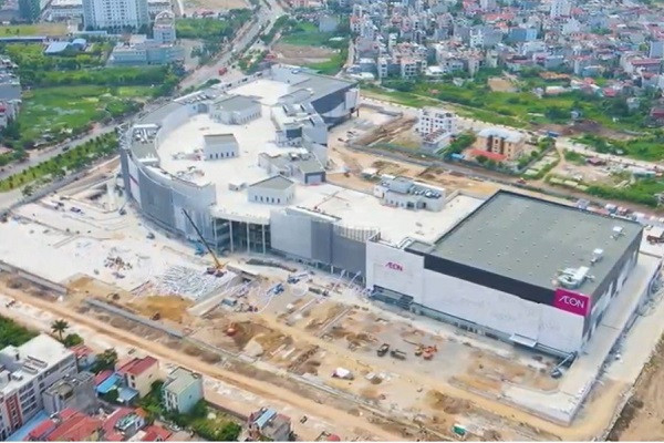 AEON MALL Hải Phòng đang trong giai đoạn hoàn thiện