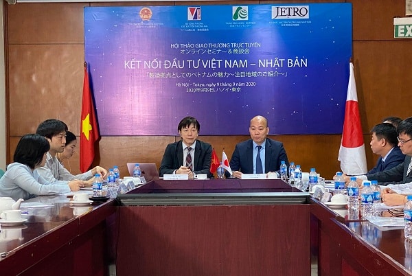 hội thảo - giao thương trực tuyến “Kết nối đầu tư Việt Nam - Nhật Bản 2020”. (Nguồn ảnh: Bộ Công Thương)