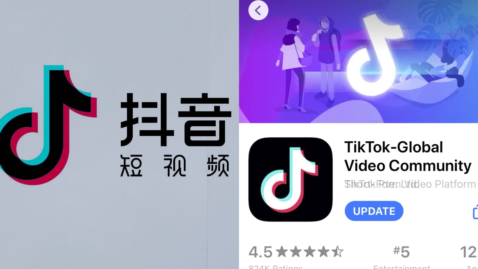 ByteDance đã mở rộng vai trò nước ngoài CHU ý tacho TikTok from phiên bản Trung Quốc của ứng dụng chia có thể thấy ngắn, Douyin