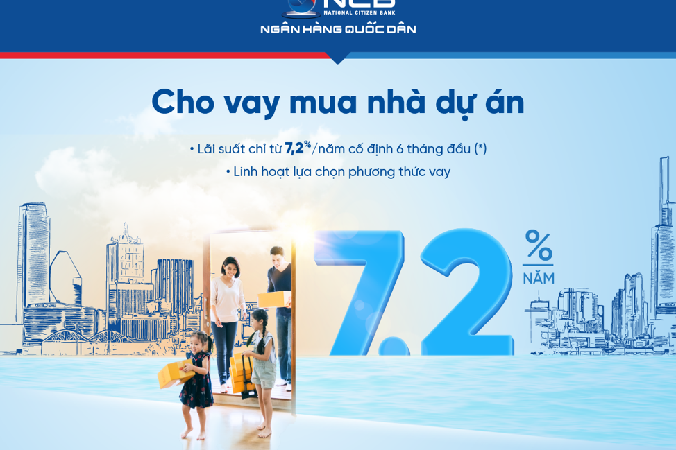  Khách hàng vay vốn tại NCB để mua nhà