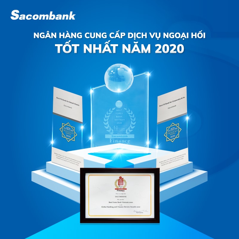 Sacombank- ngân hàng cung cấp dịch vụ ngoại hối tốt nhất năm 2020