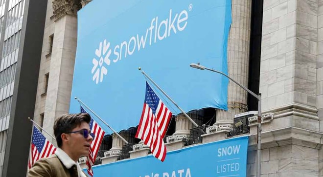 Snowflake IPO với định giá 70 tỷ USD ngày 16/9. Ảnh: CNBC.