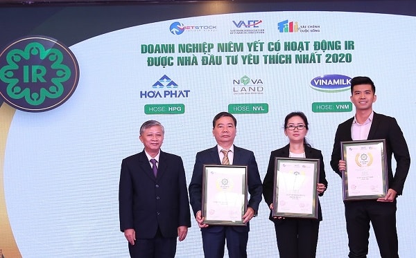 Top 3 doanh nghiệp niêm yết nhóm vốn hóa lớn được có công tác IR được nha