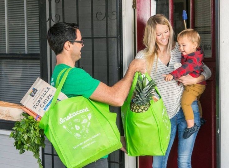 Hoạt động giao hàng của Instacart. Ảnh: https://news.instacart.com/
