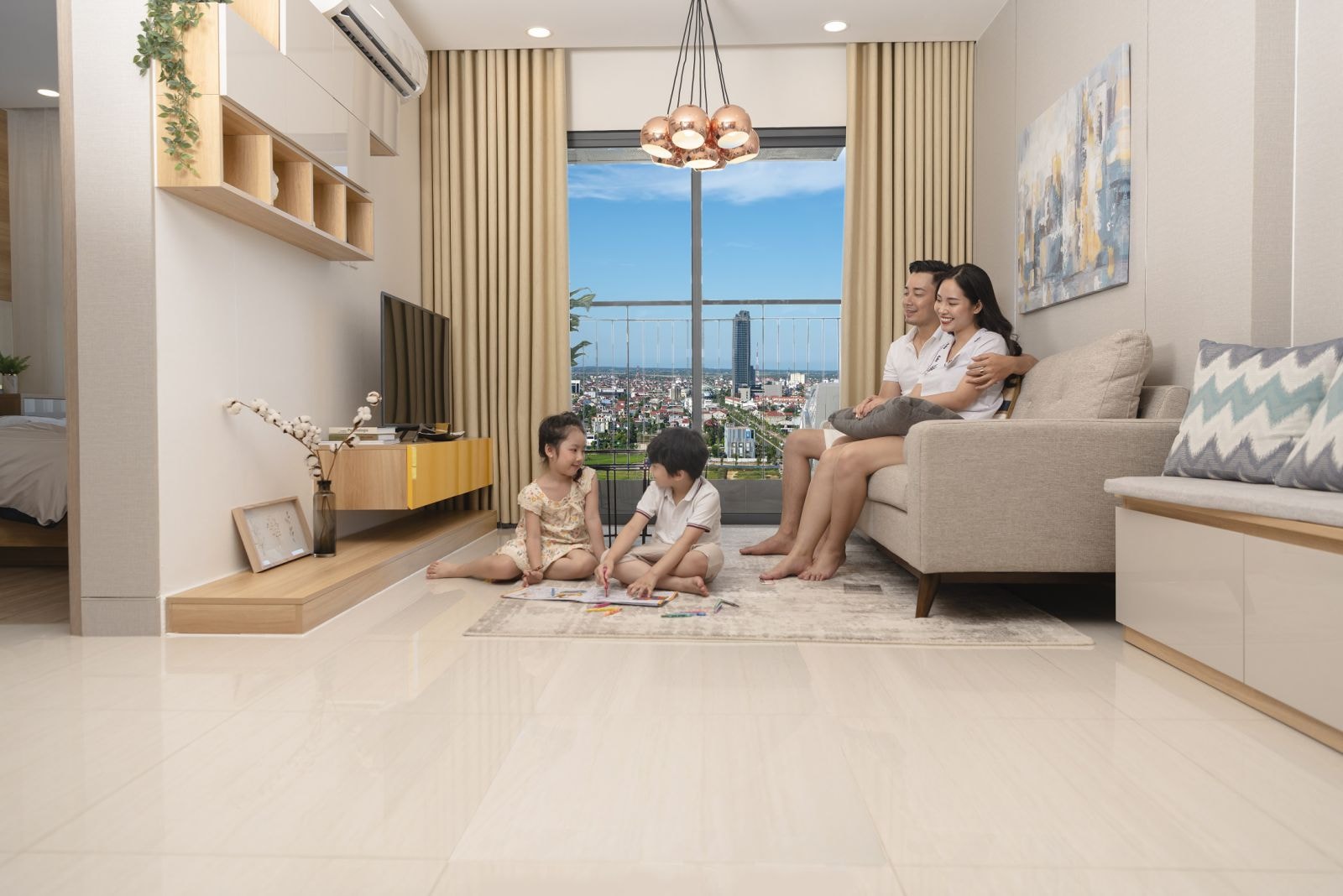 Căn hộ tòa C2 Vinhomes New Center có thiết kế sang trọng, hiện đại, và thông minh giúp tối ưu không gian và công năng sử dụng