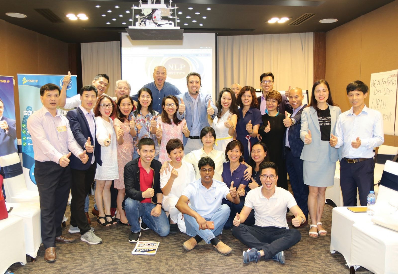 Chương trình đào tạo Coach the Coach Certification của Học viện NLP với chứng nhận toàn cầu từ ICF. Ảnh: NLP