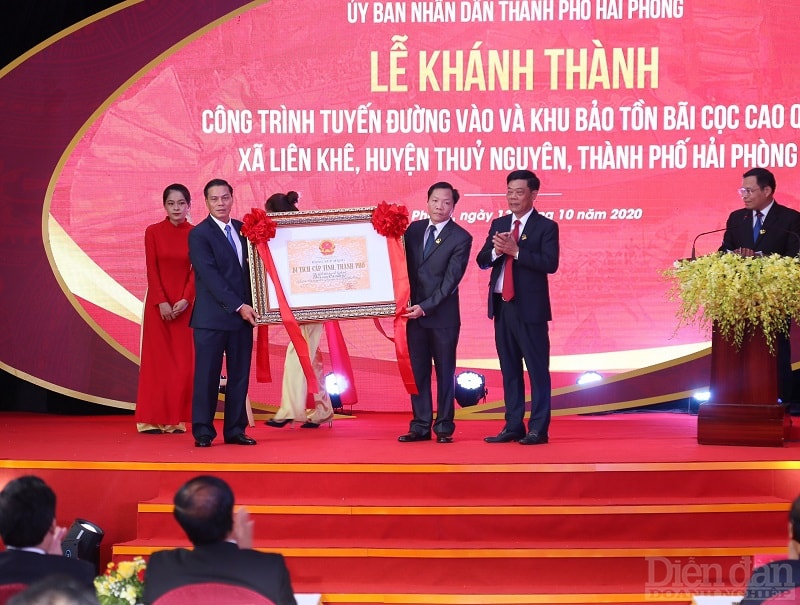 Công nhận bãi cọc Cao Quỳ là di tích thành phố.